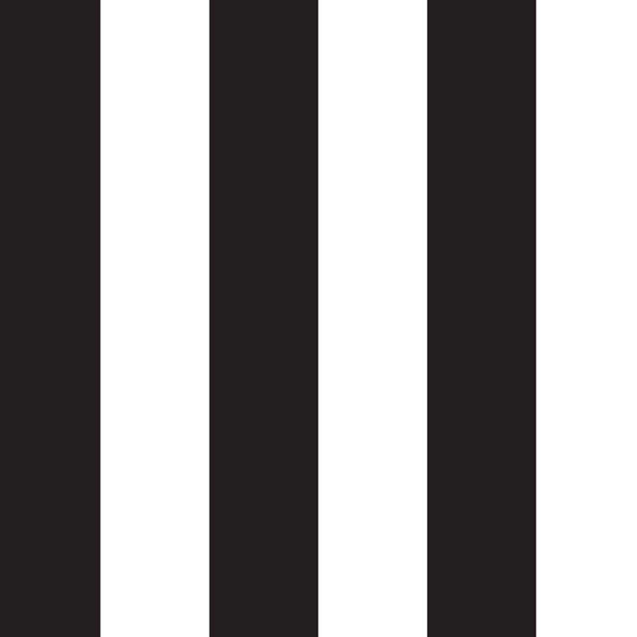 Simplify Black & White Striped Adhesive Wallpaper